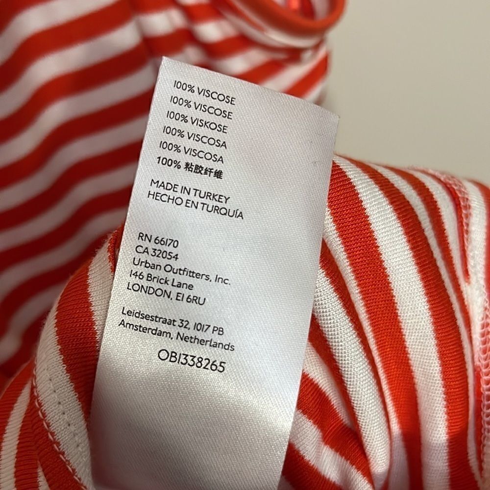 Anthropologie I Maeve V-Neck Tank Red Stripe - Picture 7 of 7